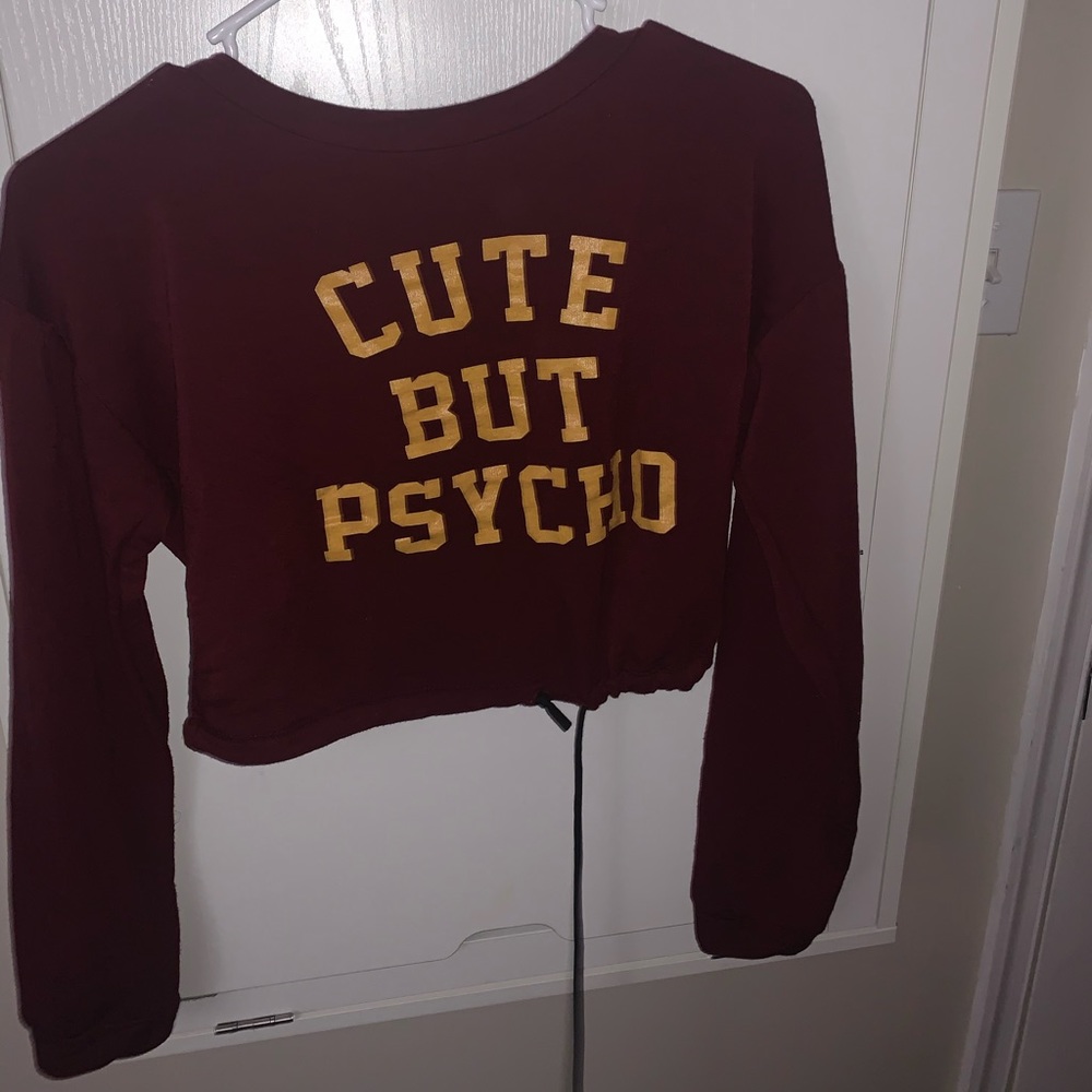 Drawstring crop top tee